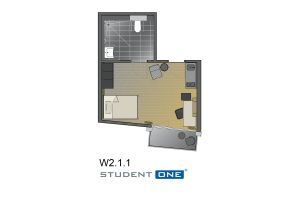 Apartment 1. UF Nr. W.2.1.1