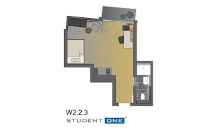 Apartment 2. UF Nr. W.2.2.3